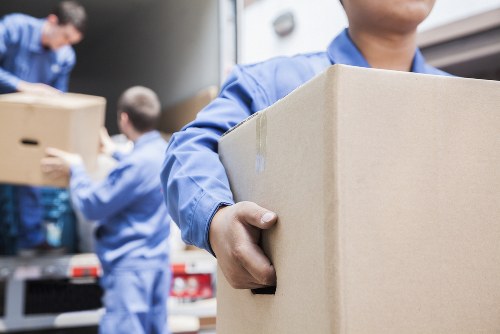 Man and van vehicle prepared for a Knightsbridge property move