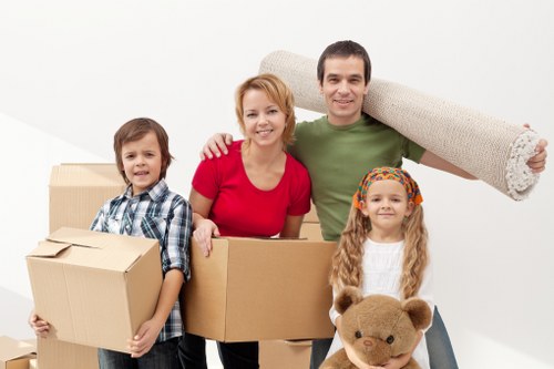 Staff protecting property and using insurance-backed moving service