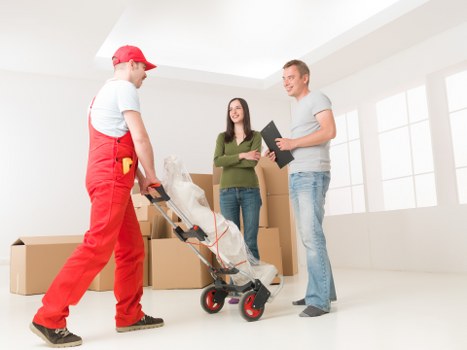 Furniture pick-up for a Knightsbridge commercial premises