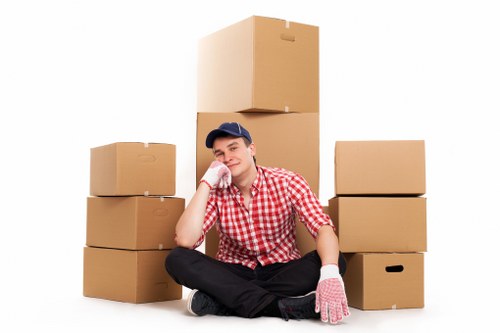 Furniture loading support during a Knightsbridge removal